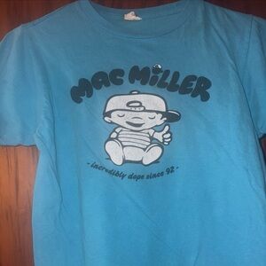 Blue Mac Miller Graphic T-Shirt